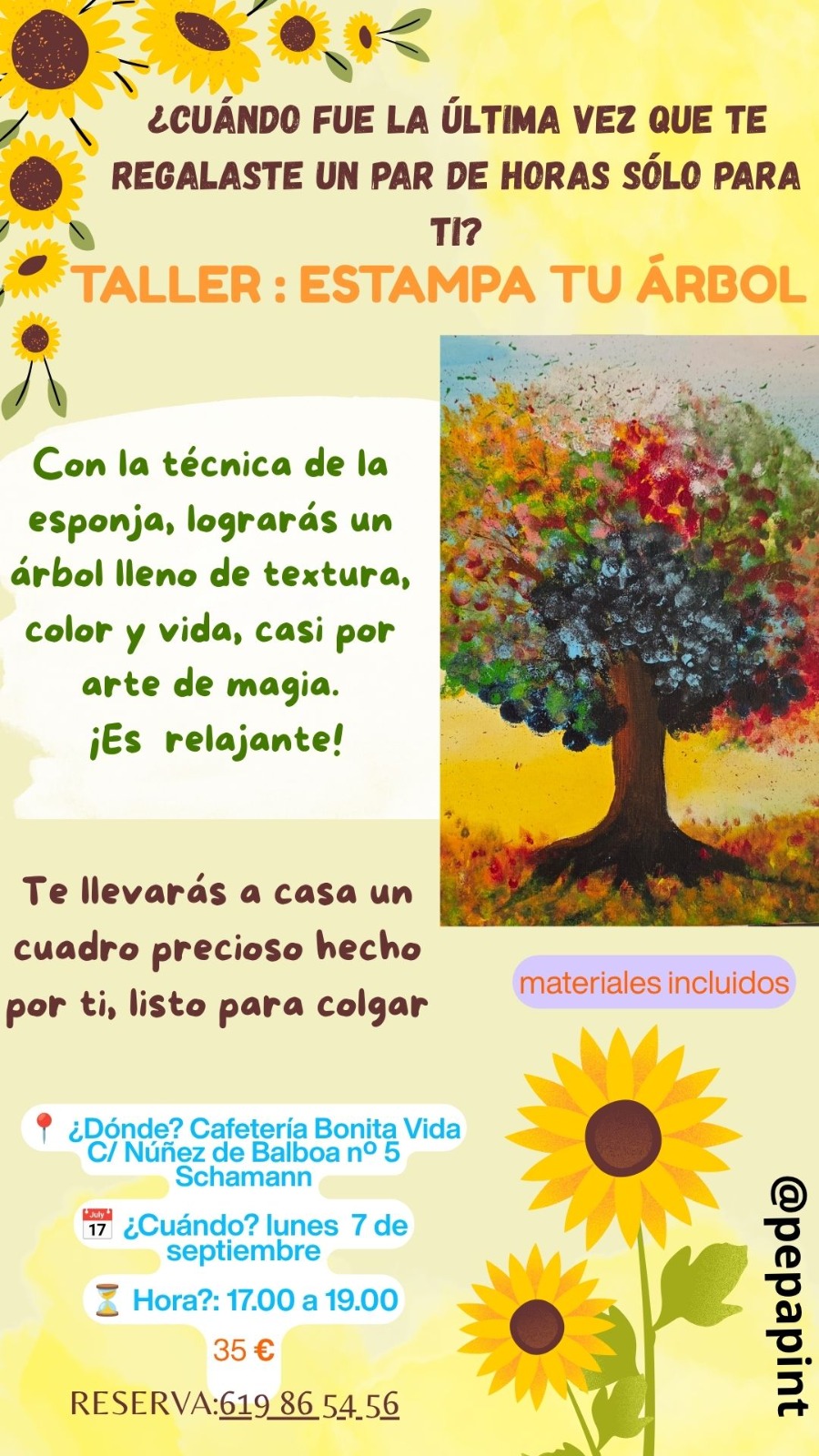 Taller Estampa tu árbol Pepapint